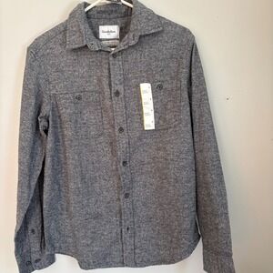 Goodfellow & Co Mens Gray Midweight‎ Standard Fit  Shirt Small NWT 8LW568